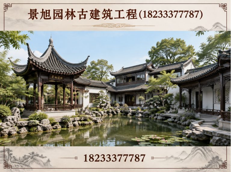 定州市景旭园林古建筑工程展示图